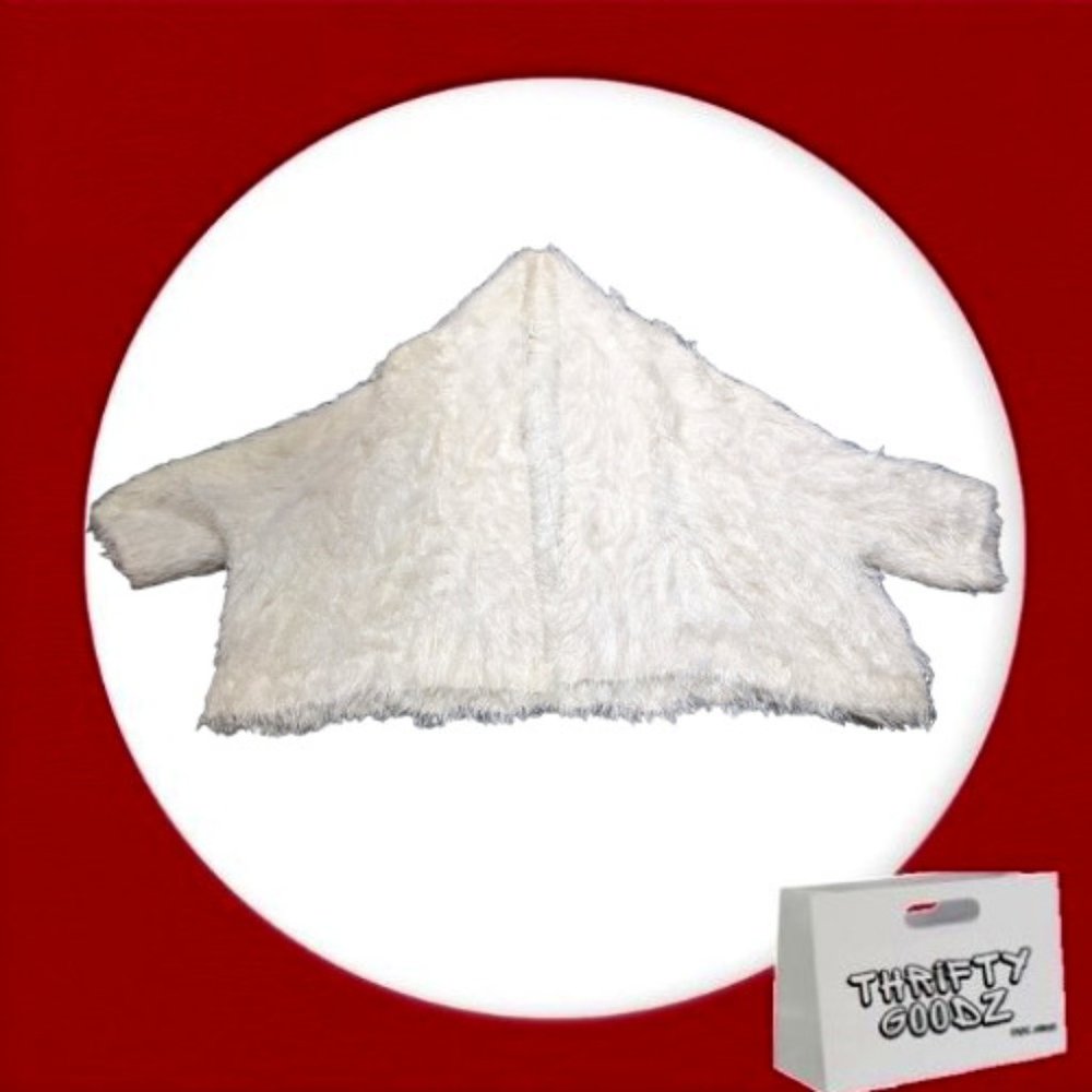 Anthropologie Knitted Knotted White Shrug